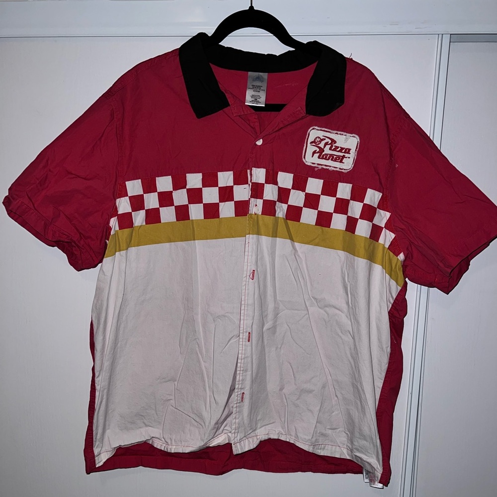 Disney Pizza Planet Button Up Shirt